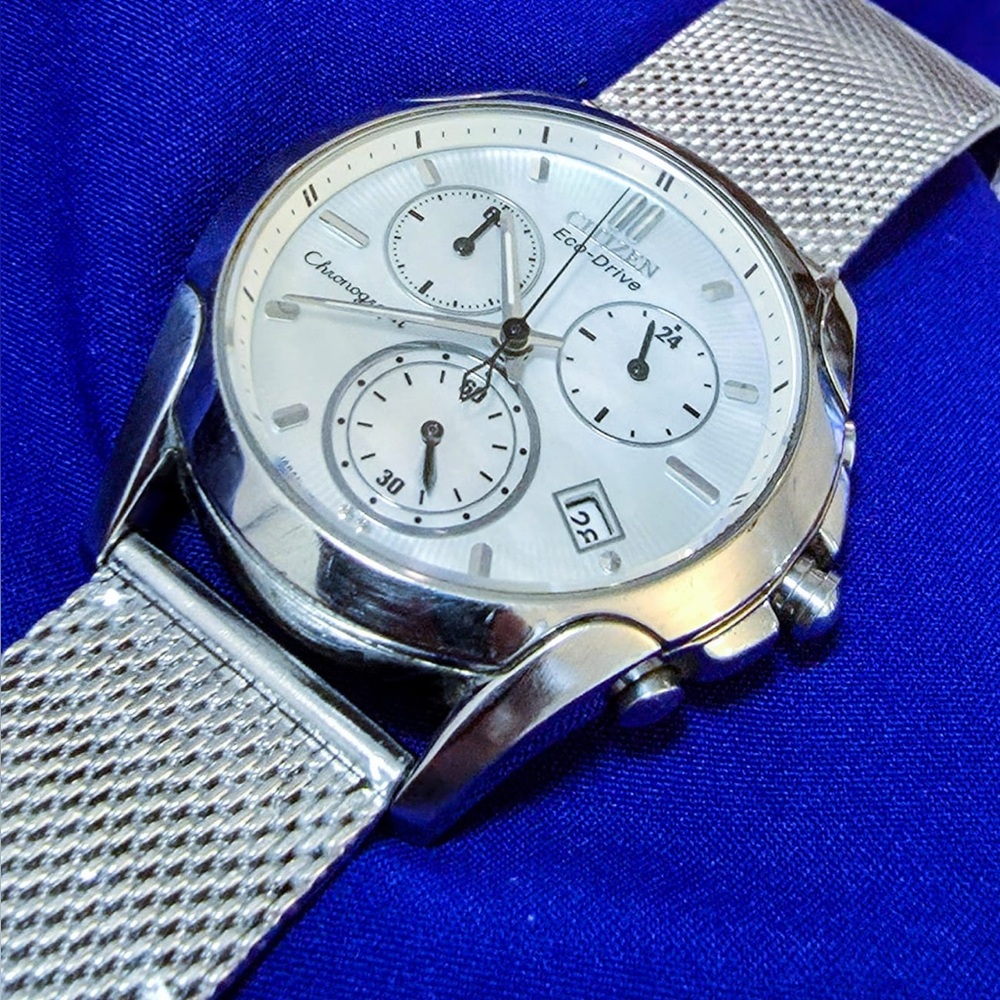 Citizen Eco Drive Mother of Pearl Chono Womens Watch